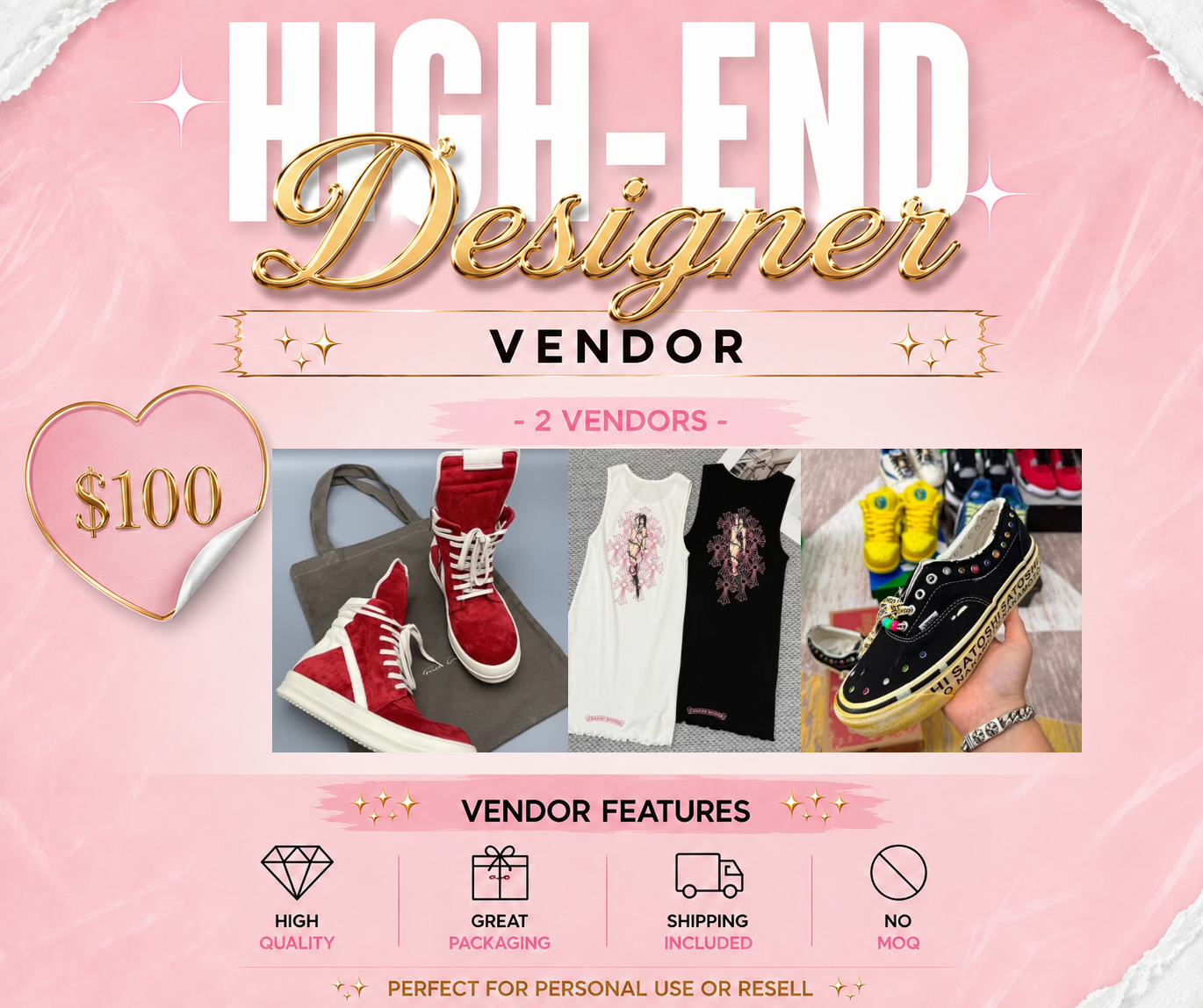 HIGH-END designer vendor